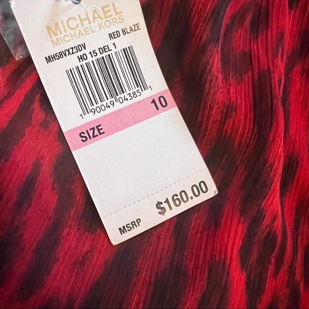 MICHAEL Michael Kors red leopard